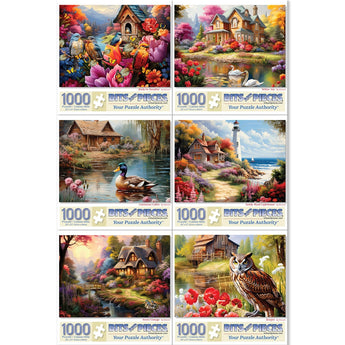 Set of 6 Stewart Jigsaw Puzzles