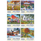 Set of 6 John Sloane Jigsaw Puzzles