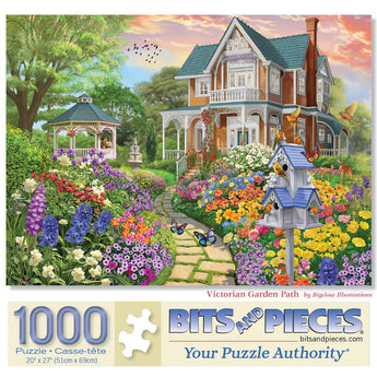 Victorian Garden Path Jigsaw Puzzle