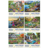 Set of 6 Bigelow Illustrations Jigsaw Puzzles