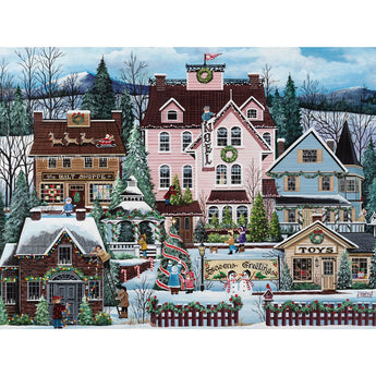 Set of 4 Debbi Wetzel Jigsaw Puzzles