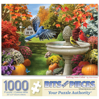 Falling Into Color Jigsaw Puzzle