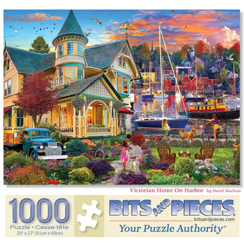 Victorian Home On Harbor Jigsaw Puzzle