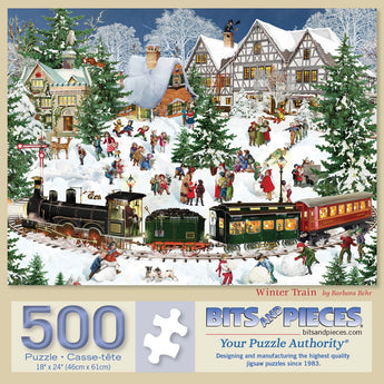 Winter Train Jigsaw Puzzle