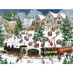 Winter Train Jigsaw Puzzle