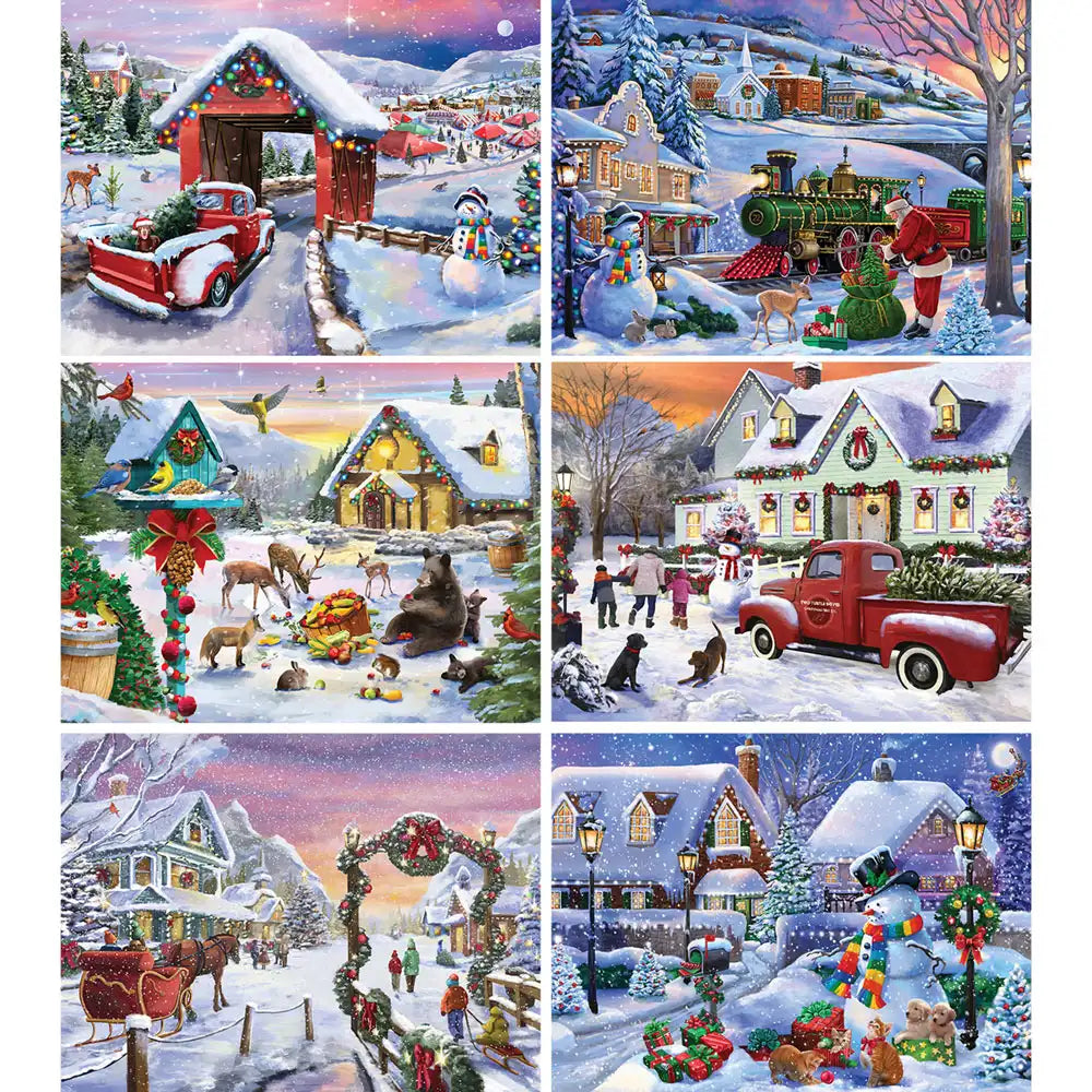 Set of 6  Grateful Licensing Group Jigsaw Puzzles