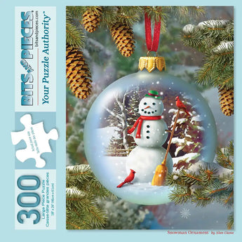 Snowman Ornament Jigsaw Puzzle