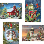 Set of 4  Alan Giana Holiday Jigsaw Puzzles