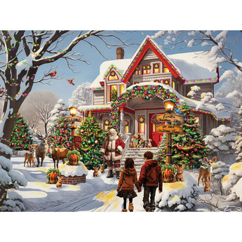 Set of 6 Shawna Stewart Holiday Jigsaw Puzzles