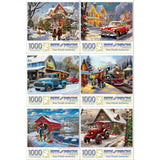 Set of 6 Shawna Stewart Holiday Jigsaw Puzzles