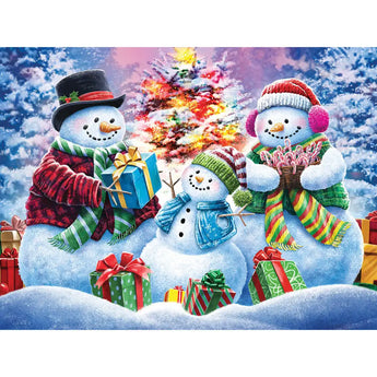 Snowman Family Jigsaw Puzzle