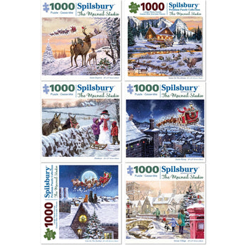 Set of 6 The Macneil Studio Jigsaw Puzzles