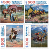 Set of 4 Jack Sorenson Jigsaw Puzzles