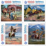 Set of 4 Jack Sorenson Jigsaw Puzzles