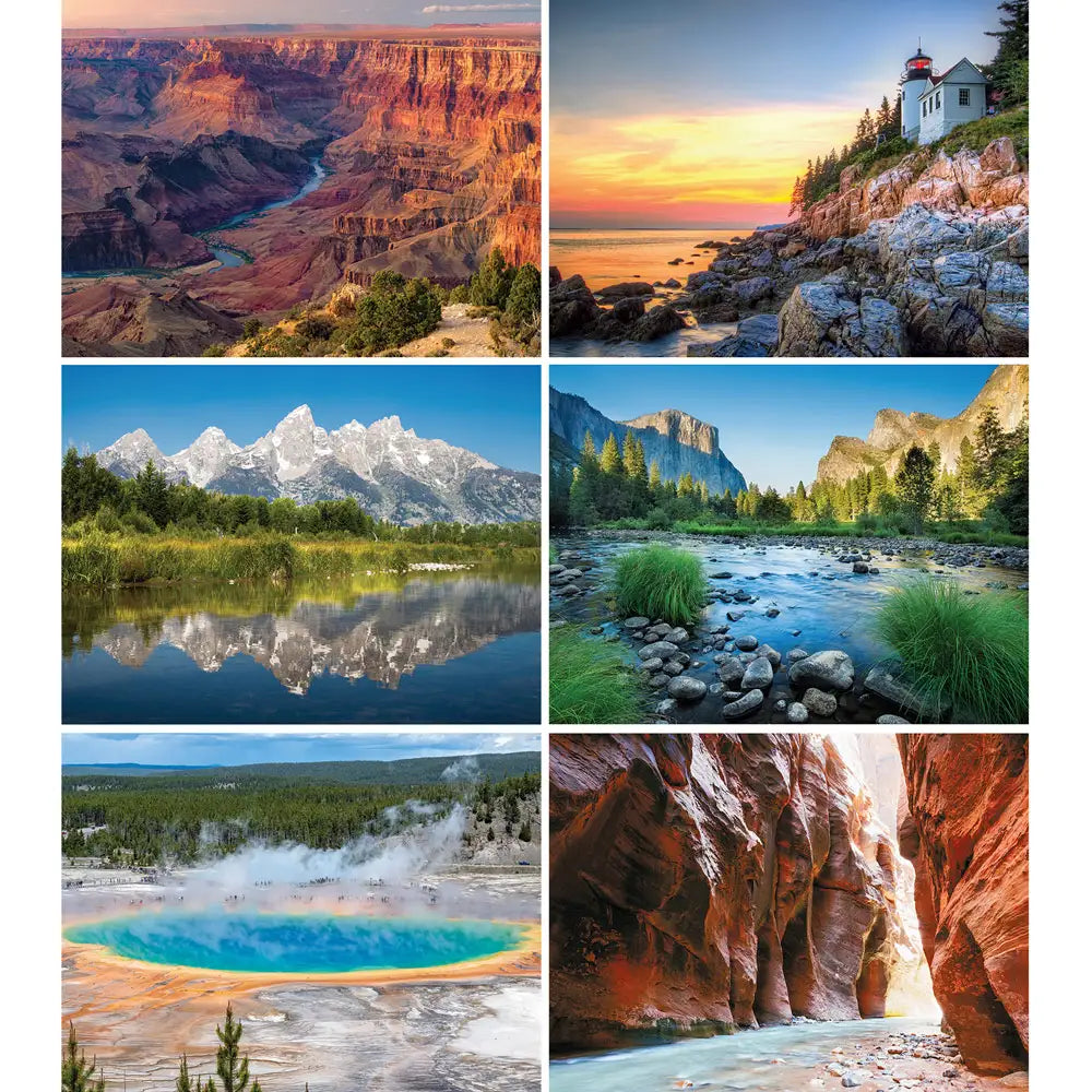 Set of 6 : National Park Jigsaw Puzzles