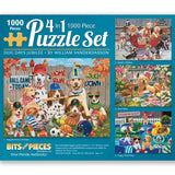 4-in-1 Puzzle Sets By William Vanderdasson