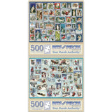 Set of 2  Barbara Behr Jigsaw Puzzles