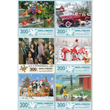 Set of 6  Best Selling Artists Puzzles Early Holiday Catalog