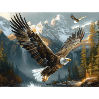 Eagles Lake Jigsaw Puzzle