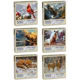 Set Of 6 Shawna Stewart Jigsaw Puzzles