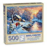 Snow River Jigsaw Puzzle