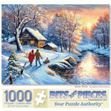 Snow River Jigsaw Puzzle