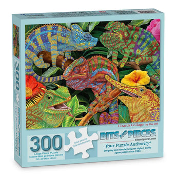 Lizards Collage Jigsaw Puzzle