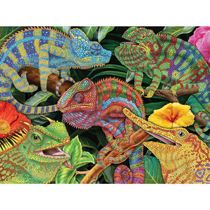 Lizards Collage Jigsaw Puzzle