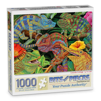 Lizards Collage Jigsaw Puzzle