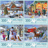 Set of 4 Oleg Gavrilov Jigsaw Puzzles