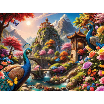 Peacock Majesty Jigsaw Puzzle