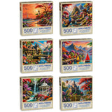 Set of 6 : Yuri Khrushch Spring Jigsaw Puzzles