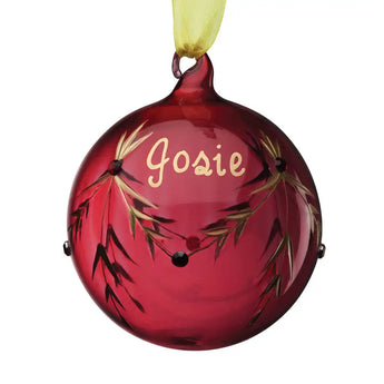 Personalized Name Birthstone Ornament