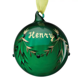 Personalized Name Birthstone Ornament