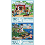 Set Of 2 Joseph Holodook Jigsaw Puzzles