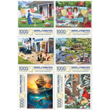 Set Of 6 Best Selling Artists Puzzles Winter Catalog