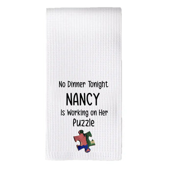 Personalized No Dinner Tonight Tea Towel