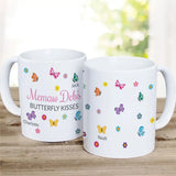 Personalize Butterfly Kisses Coffee Mug