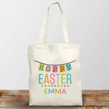 Personalize Hoppy Easter Tote