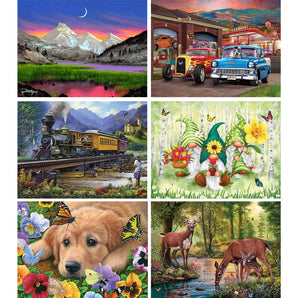 Set of 6 : Best Selling Artists Puzzles Spring Catalog