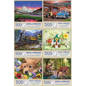 Set of 6 : Best Selling Artists Puzzles Spring Catalog