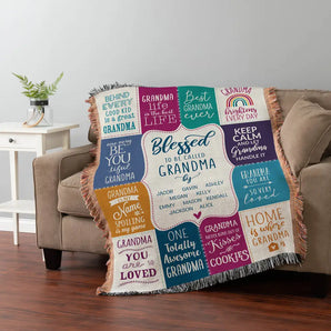 Personalized Blessed Throw Blanket