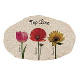 Personalized Flower Garden Stone