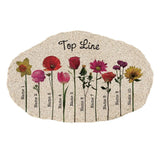 Personalized Flower Garden Stone