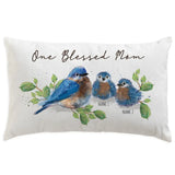 Personalized One Blessed Mom Pillow