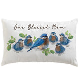 Personalized One Blessed Mom Pillow