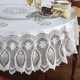 Faux Lace Tablecloths