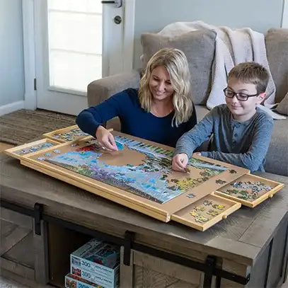 Puzzle table and accessories